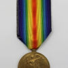 WW1 Victory Medal - Pte. L.S. Oliver, 7th Bn. East Kent Regiment (The Buffs) - Wounded