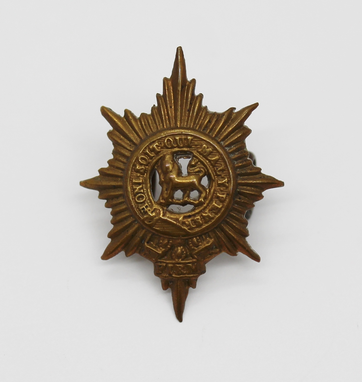Boer War Worcestershire Regiment Collar Badge
