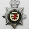Avon & Somerset Constabulary Enamelled Helmet Plate - Queen's Crown