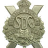 Canadian Stormont, Dundas & Glengarry Highlanders Cap Badge - King's Crown