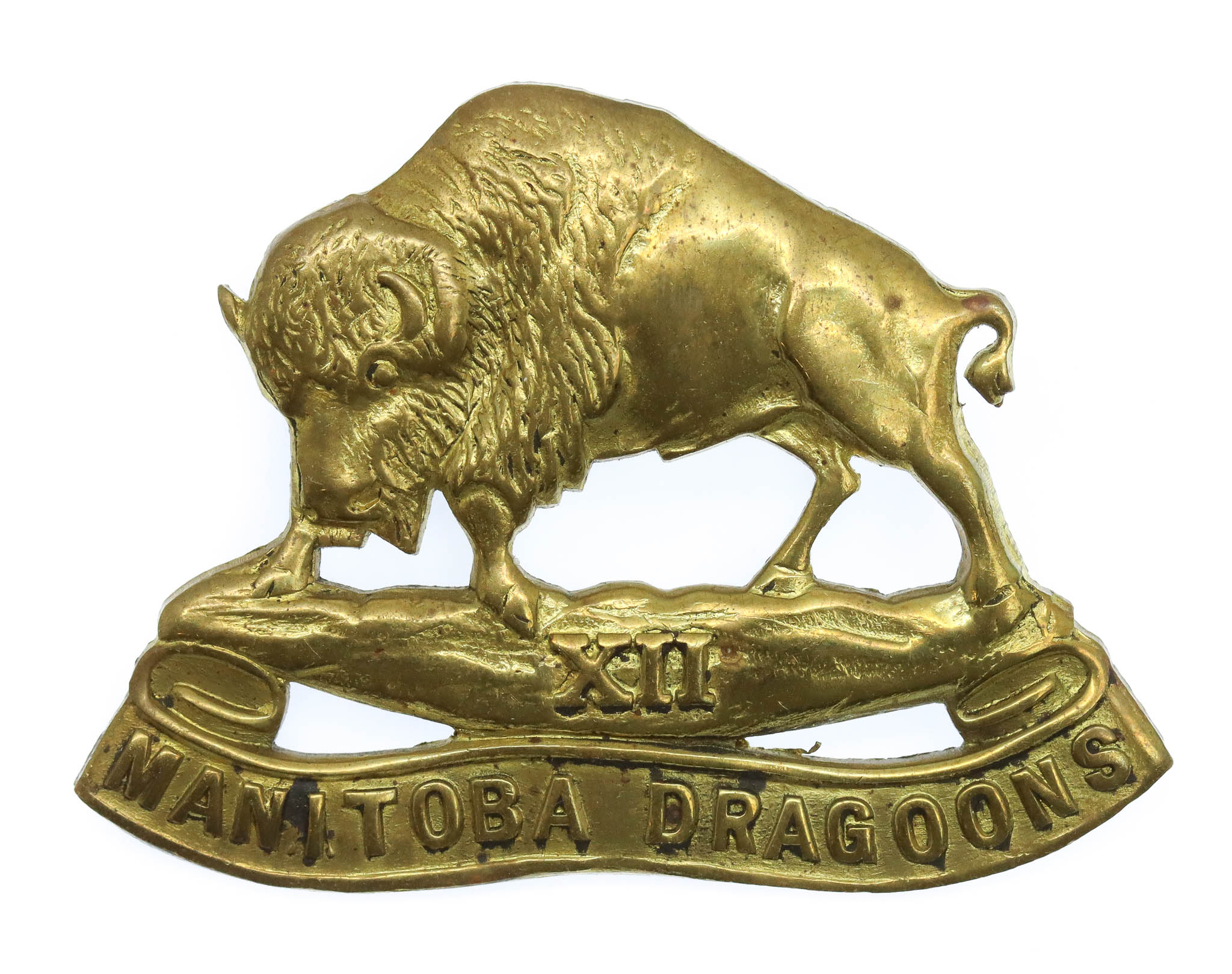 Canadian 12th Manitoba Dragoons Cap Badge
