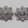 Pair of Garda Siochana (Irish Police) Chrome Collar Badges