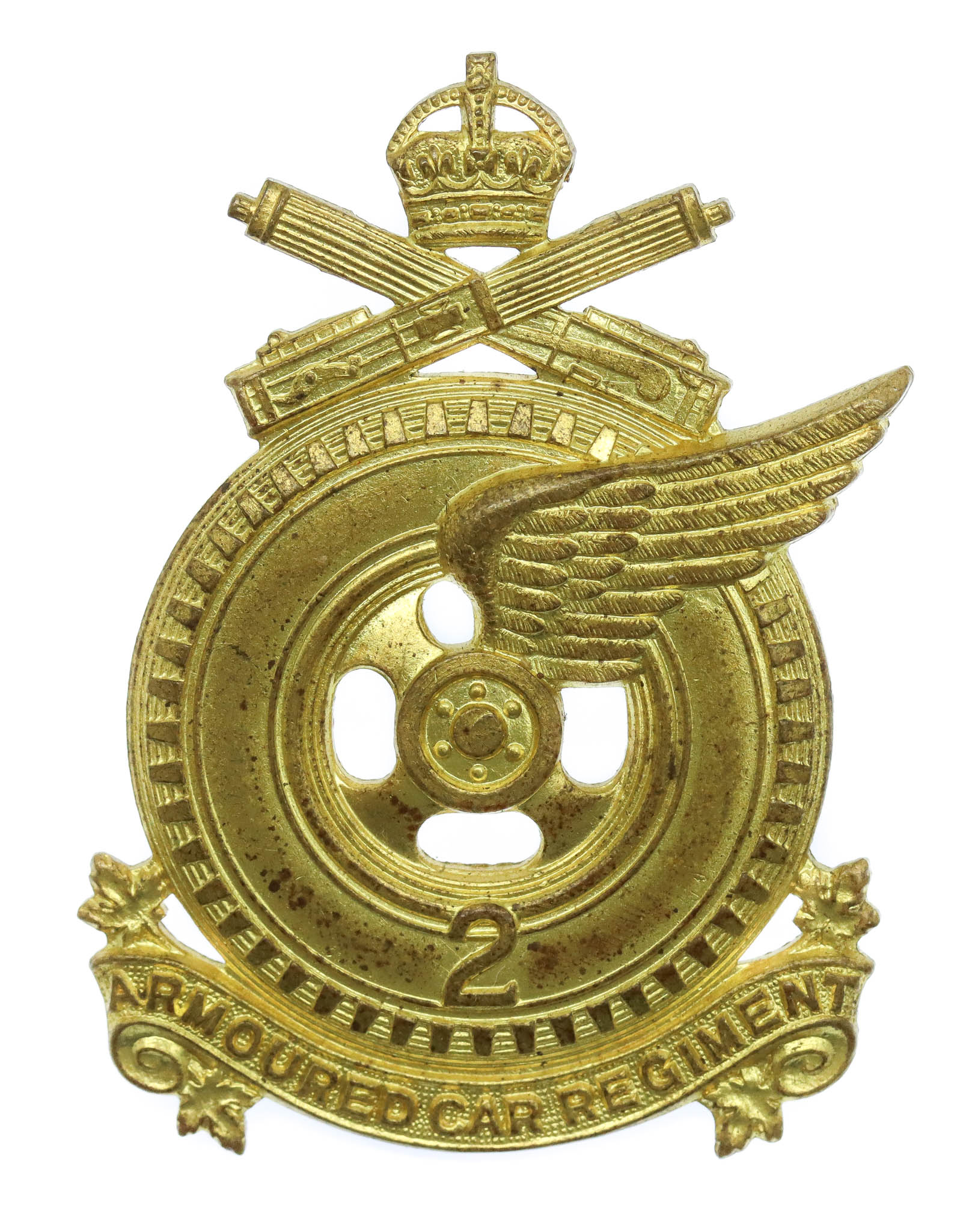 Canadian 2nd Armoured Car Regiment Cap Badge