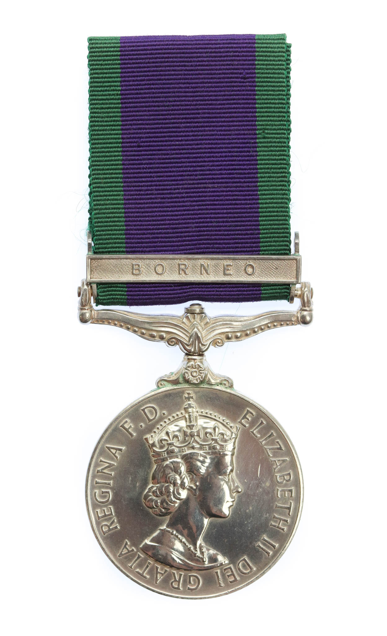 Campaign Service Medal (Clasp - Borneo) - Pte. M. Wallis, Royal Army Ordnance Corps