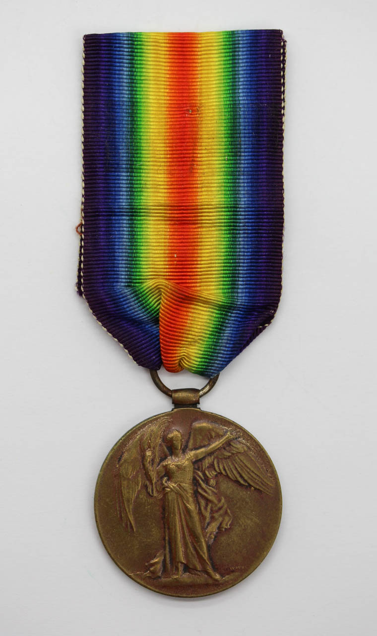 WW1 Victory Medal - Pte. G.A. Redshaw, Royal Fusiliers & 15th Bn. Durham Light Infantry - K.I.A.