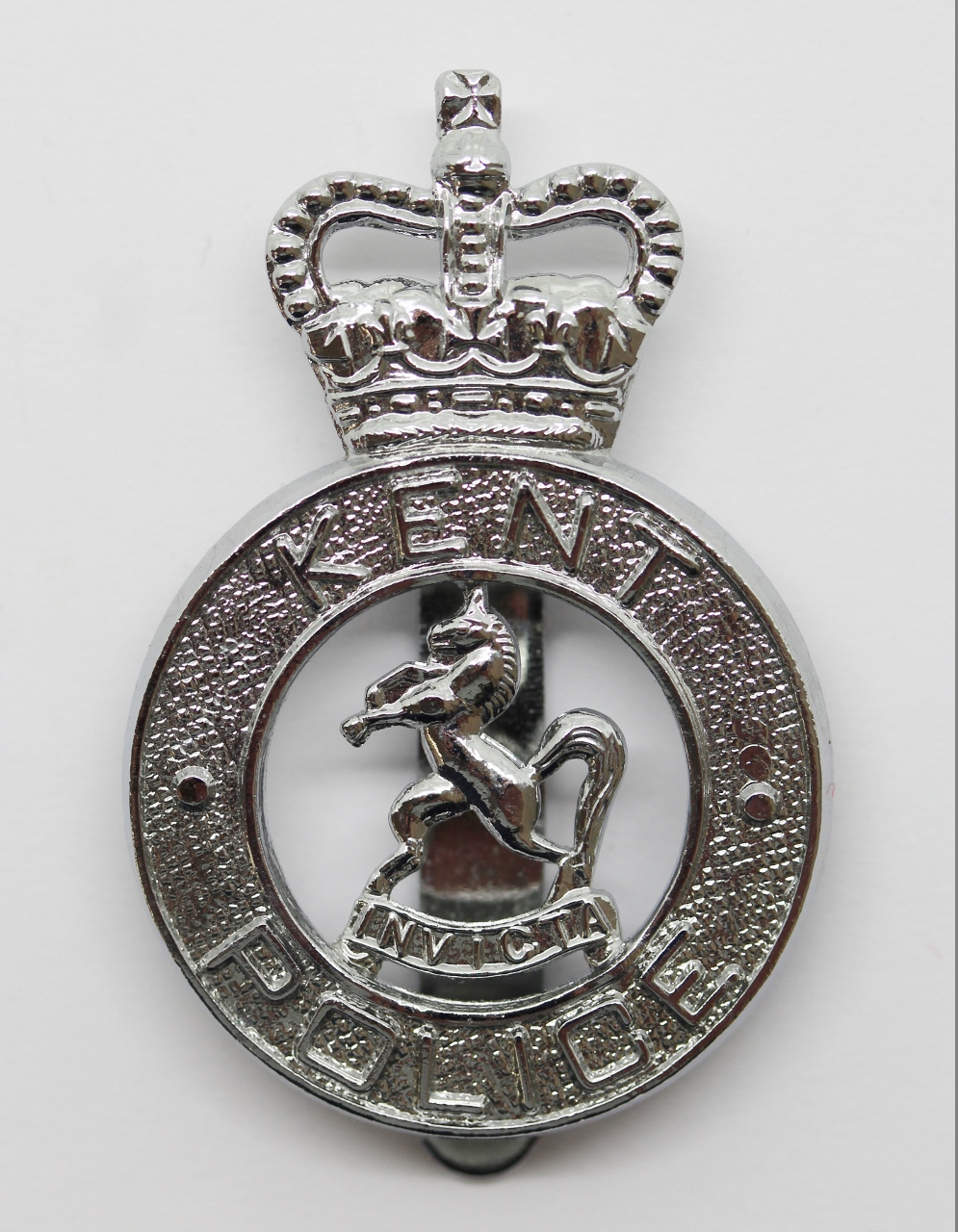 Kent Police Cap Badge - Queen's Crown
