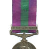 General Service Medal (Clasp - Palestine 1945-48) - Cpl. E. Harris, Foresters