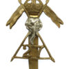 27th Lancers Cap Badge - King's Crown