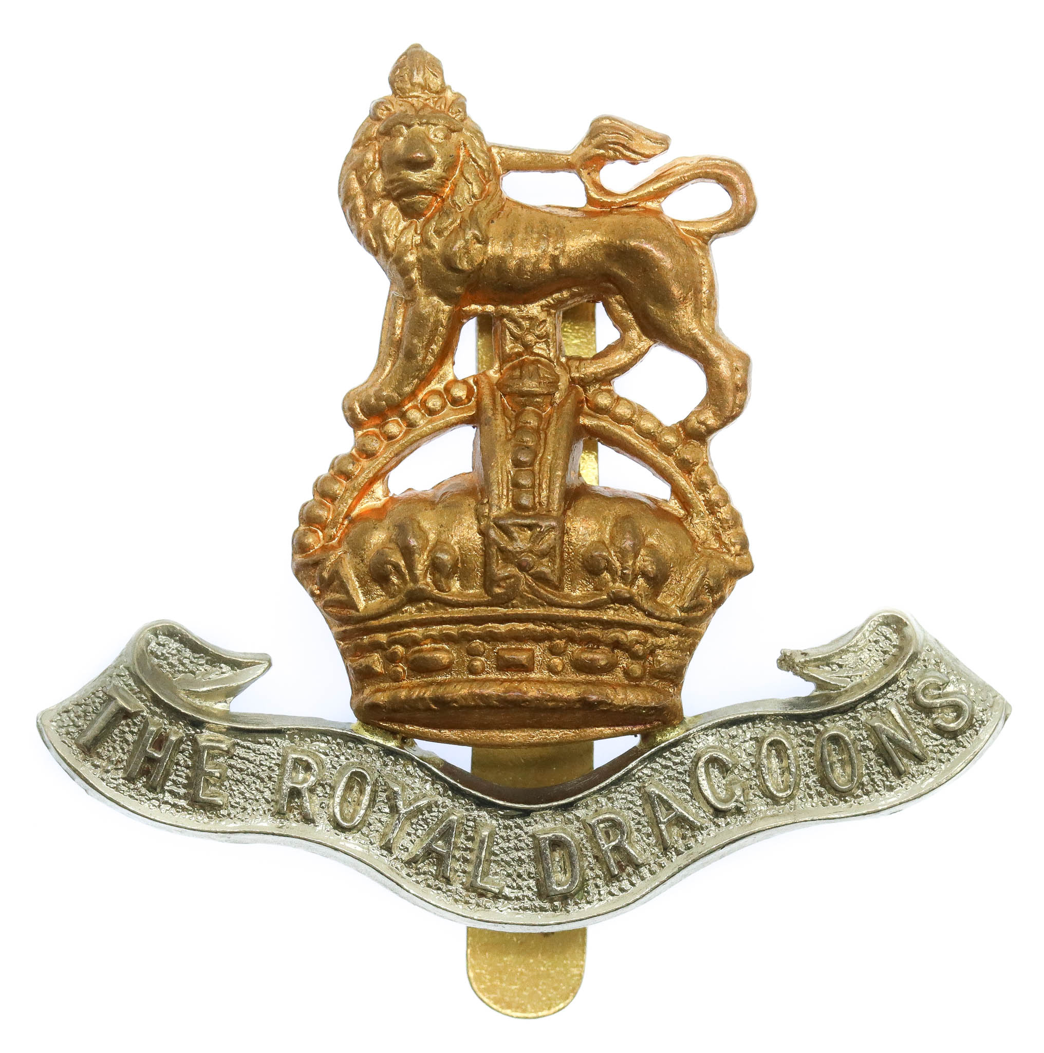 The Royal Dragoons Cap Badge - King's Crown