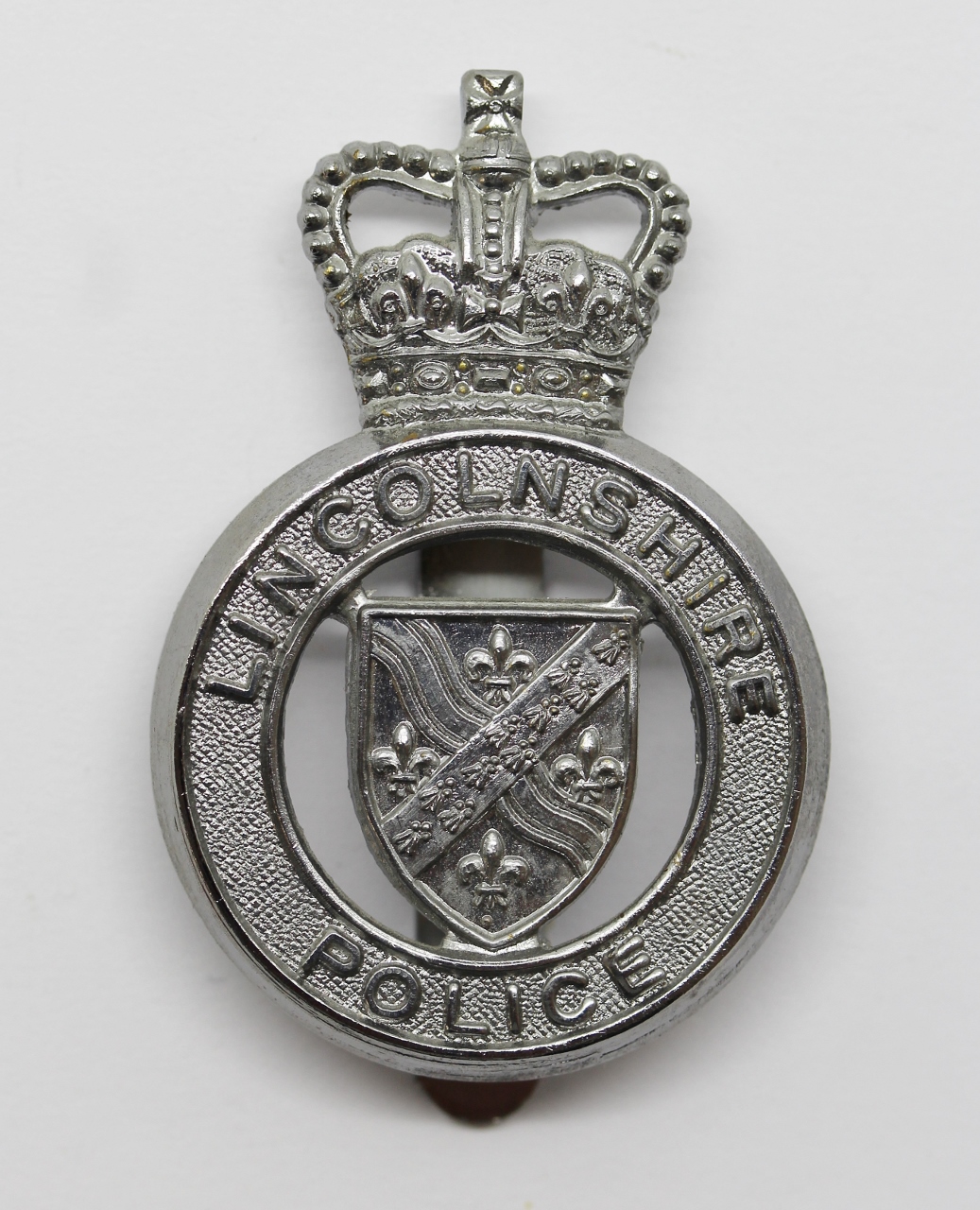 Lincolnshire Police Cap Badge - Queen's Crown