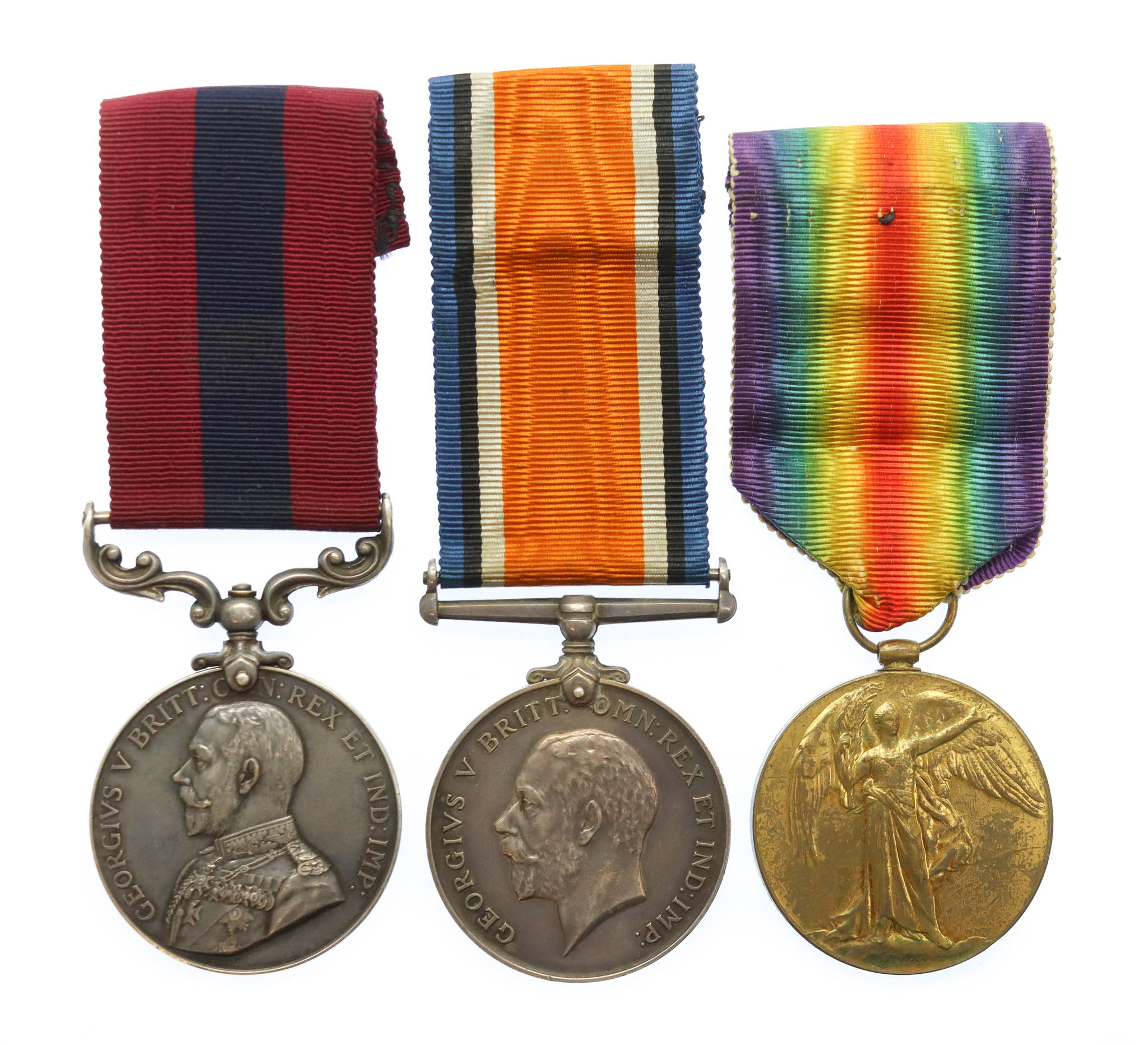 WW1 Distinguished Conduct Medal, British War Medal & Victory Medal - Sgt. F. Snow, 17th Bn. (1st South East Lancashire Bantams) Lancashire Fusiliers - Wounded