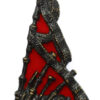 British Army Pipers Blackened Brass Arm Badge