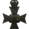 16th Battalion (Queen's Westminster & Civil Service Rifles) London Regiment Cap Badge - King's Crown