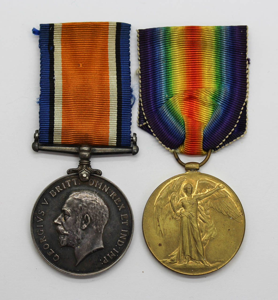 WW1 British War & Victory Medal Pair - Pte. W. Buckley, Army Service Corps