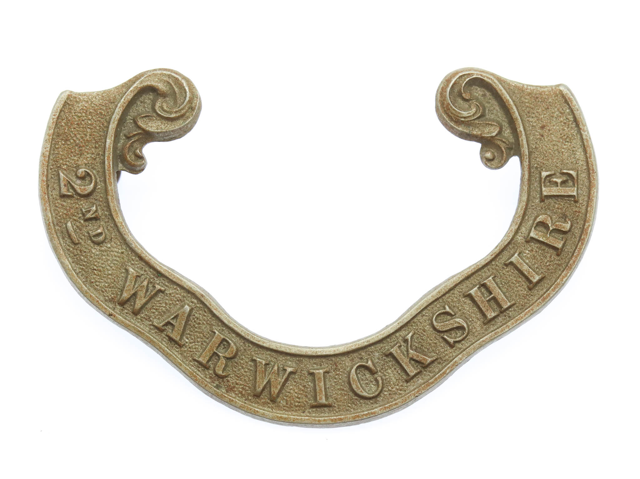 Victorian 2nd Warwickshire Militia Forage Cap Badge