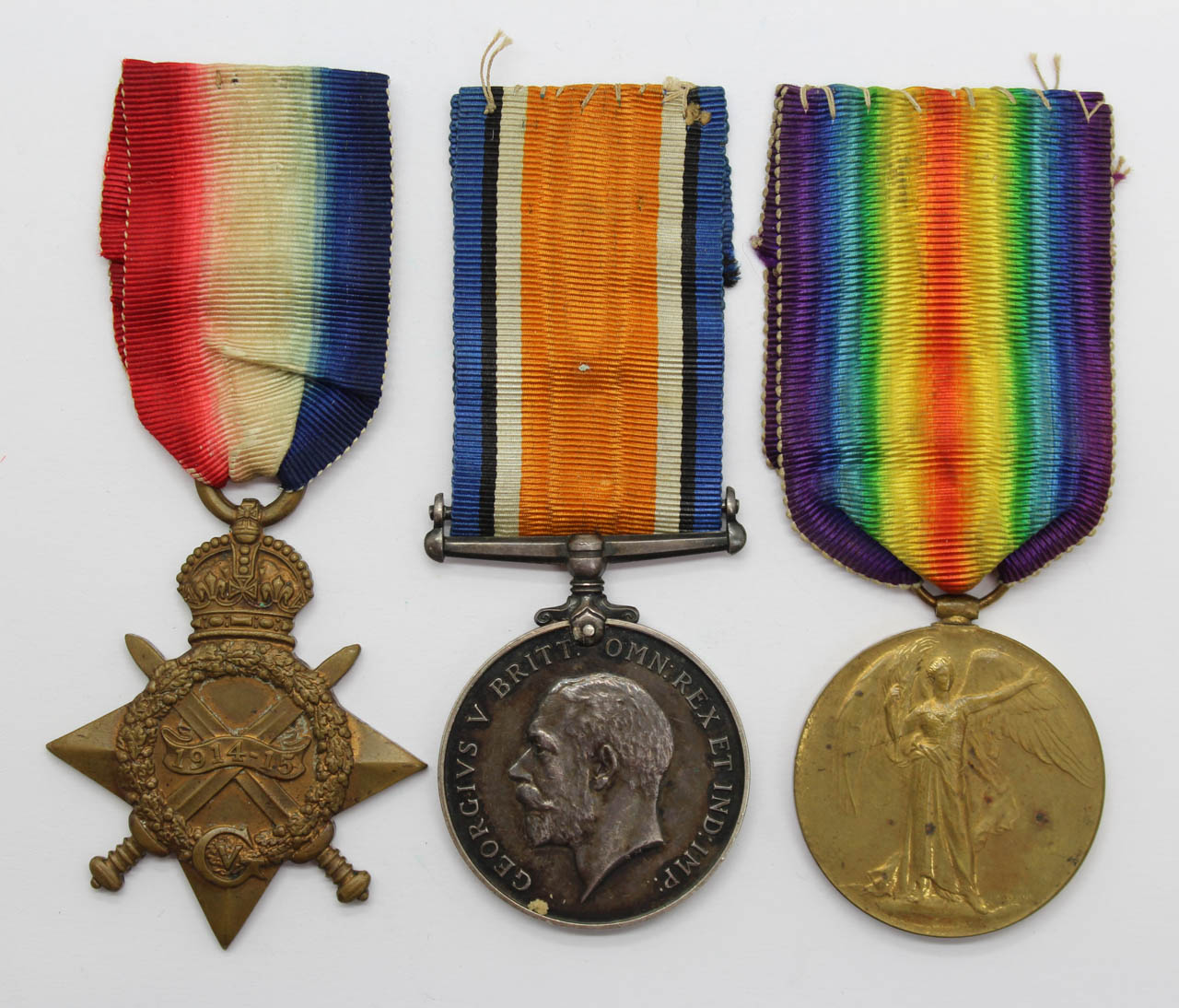 WW1 1914-15 Star Medal Trio - Spr. C.W. Benger, Royal Engineers (Railways)