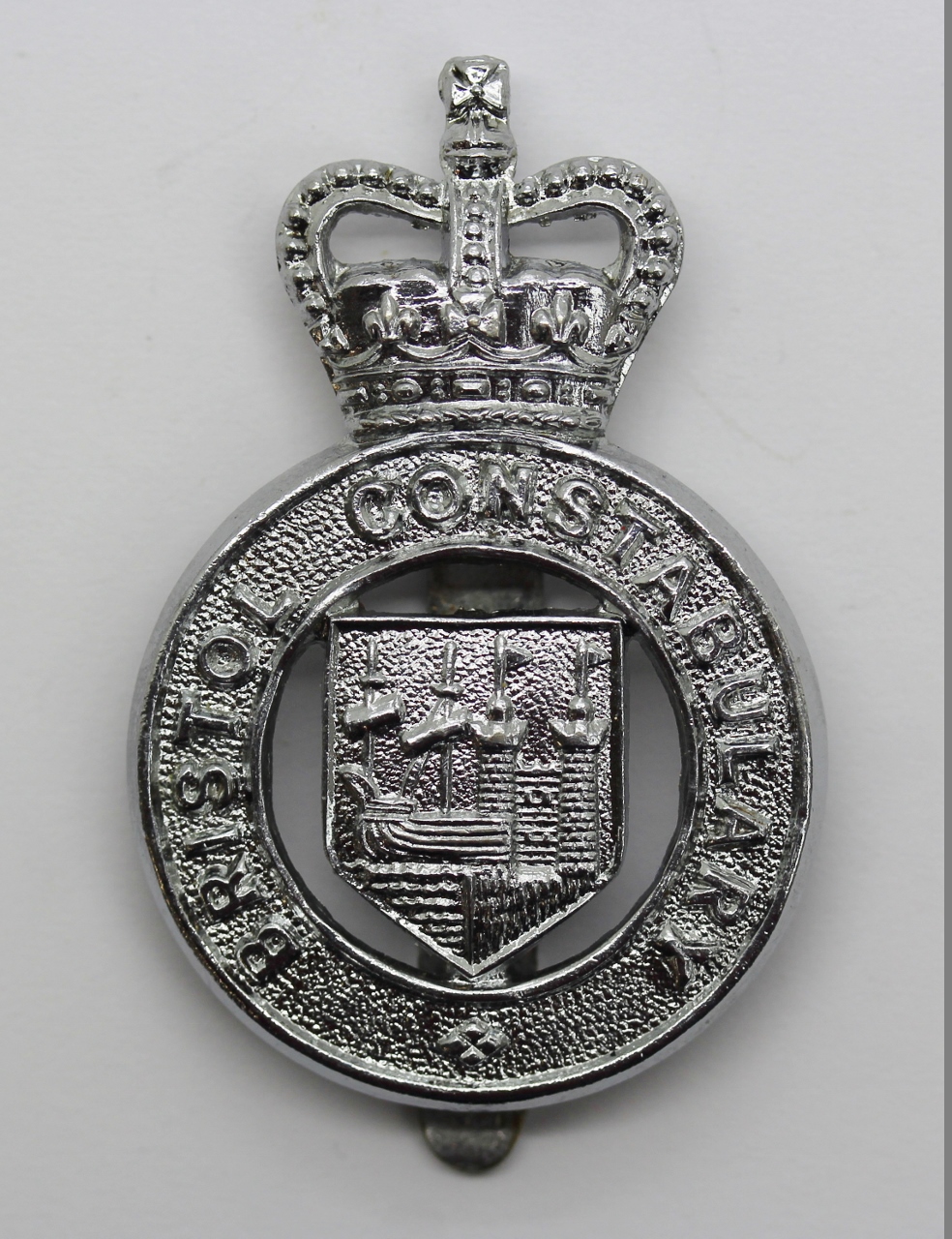 Bristol Constabulary Cap Badge - Queen's Crown