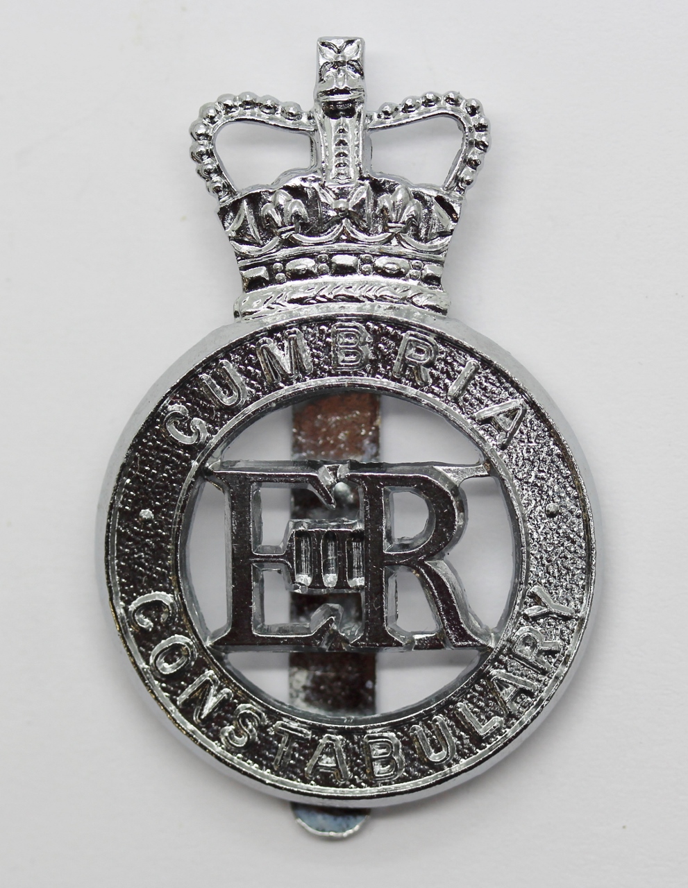 Cumbria Constabulary Cap Badge - Queen's Crown