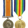 WW1 British War & Victory Medal Pair - Dvr. D. Pickup, Army Service Corps