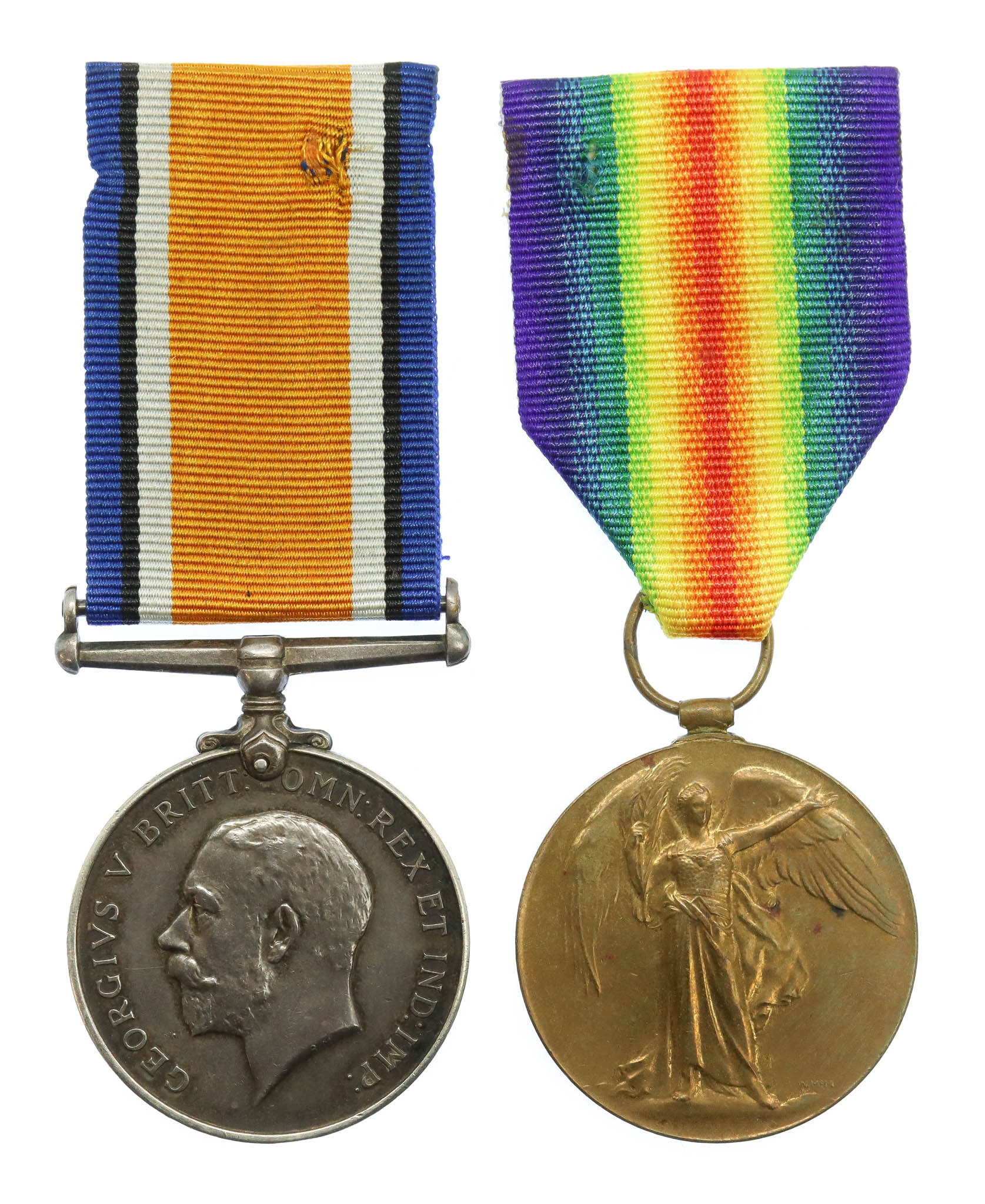 WW1 British War & Victory Medal Pair - A. Sgt. J. Atkinson, Royal Artillery
