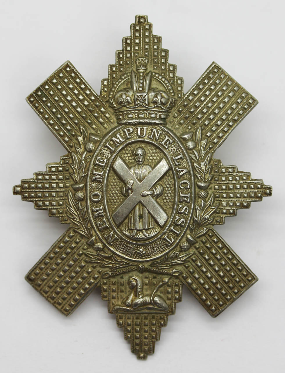Black Watch (The Royal Highlanders) Cap Badge - King's Crown