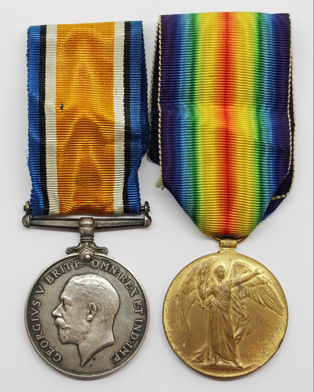 WW1 British War & Victory Medal Pair - Pte. J. Maddison, East Yorkshire Regiment