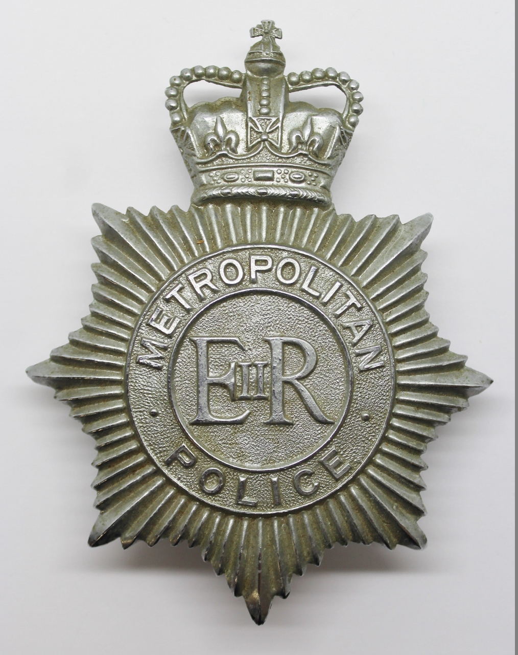 Metropolitan Police Helmet Plate - Queen's Crown