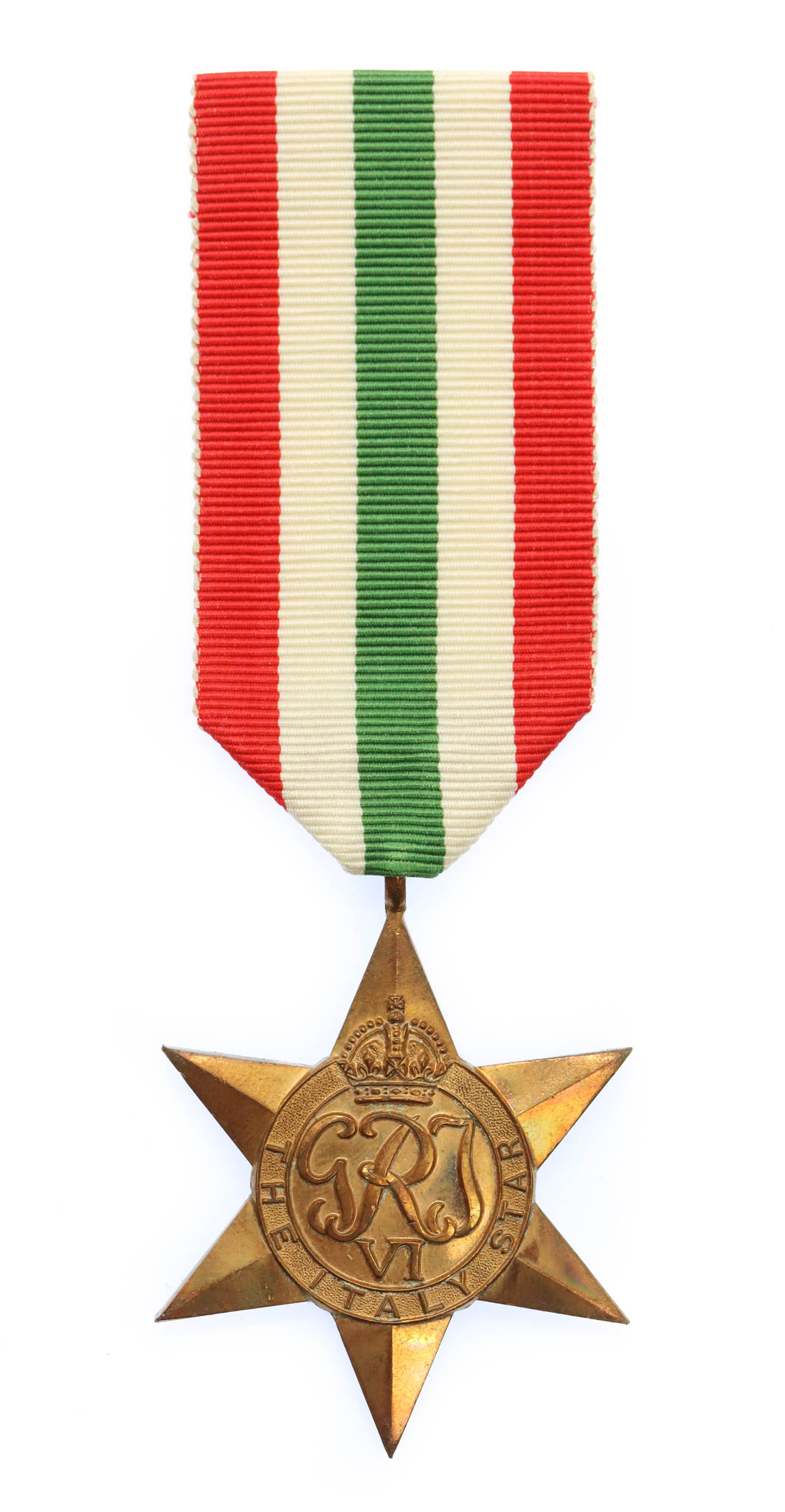 WW2 Italy Star Medal - Full Size