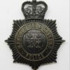 Manchester & Salford Police Night Helmet Plate - Queen's Crown