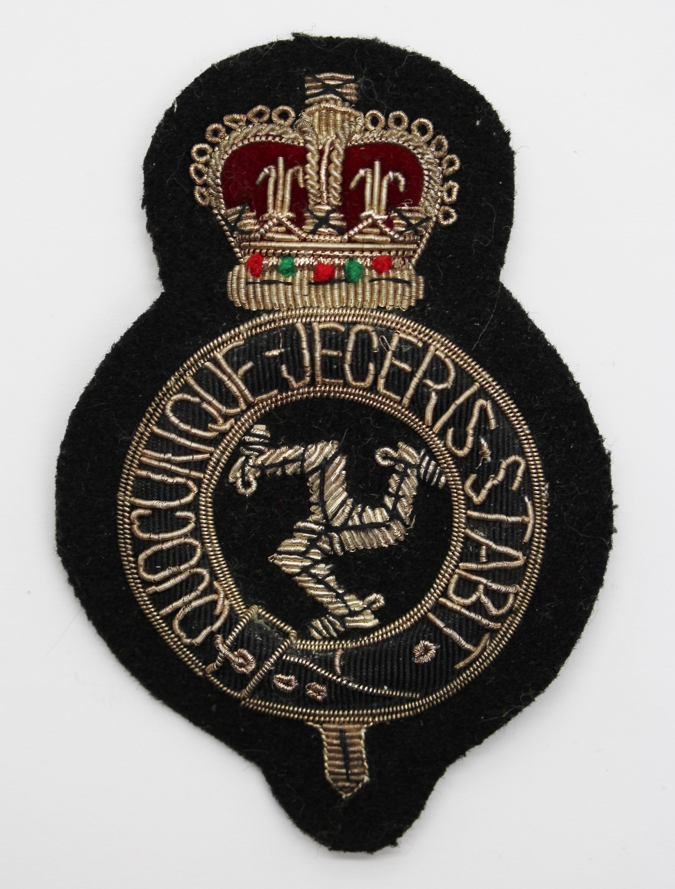 Isle of Man Constabulary Bullion Cap Badge - Queen's Crown