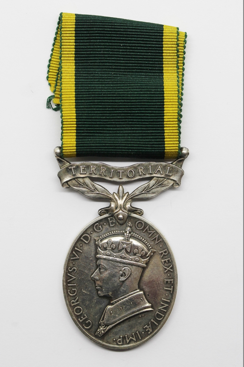 George VI Territorial Efficiency Medal - Pte. J.W. Fairless, Durham Light Infantry
