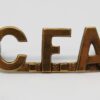 WW1 Canadian Field Artillery (C.F.A.) Shoulder Title (Dated 1915)