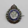 George V Royal Engineers Silver & Enamel Sweetheart Brooch