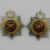 Pair of Royal Corps of Transport (R.C.T.) Officer's Collar Badges