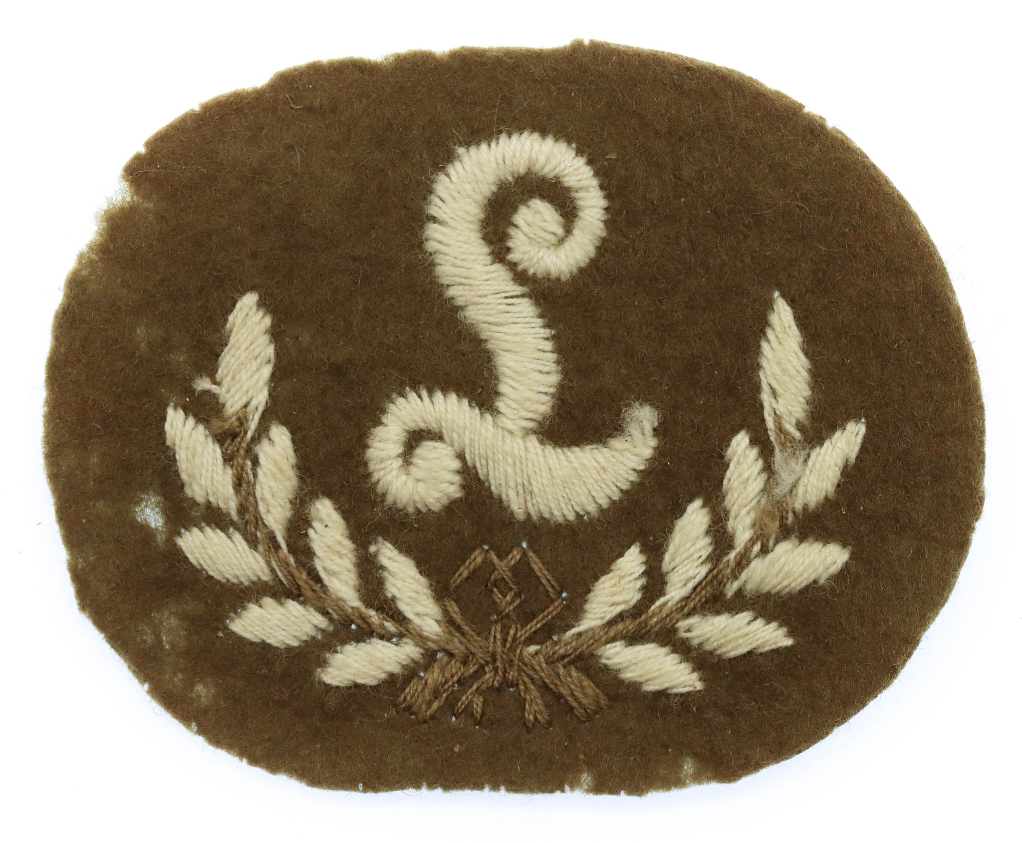 British Army Machine Gun Layer (L) Cloth Proficiency Arm Badge