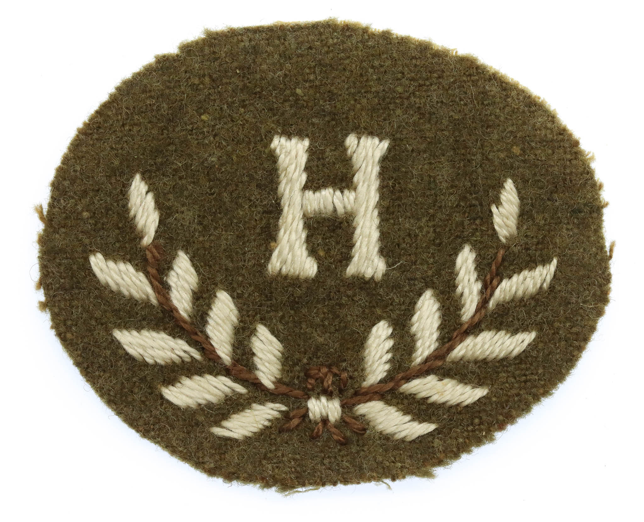 British Army Height Takers (H) Cloth Proficiency Arm Badge