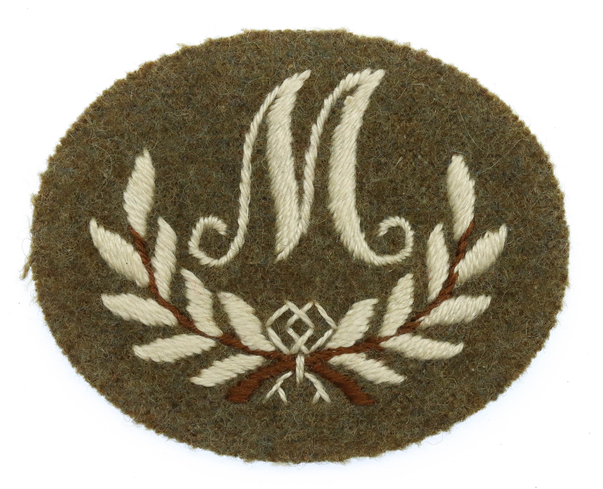 British Army Mortarman (M) Cloth Proficiency Arm Badge