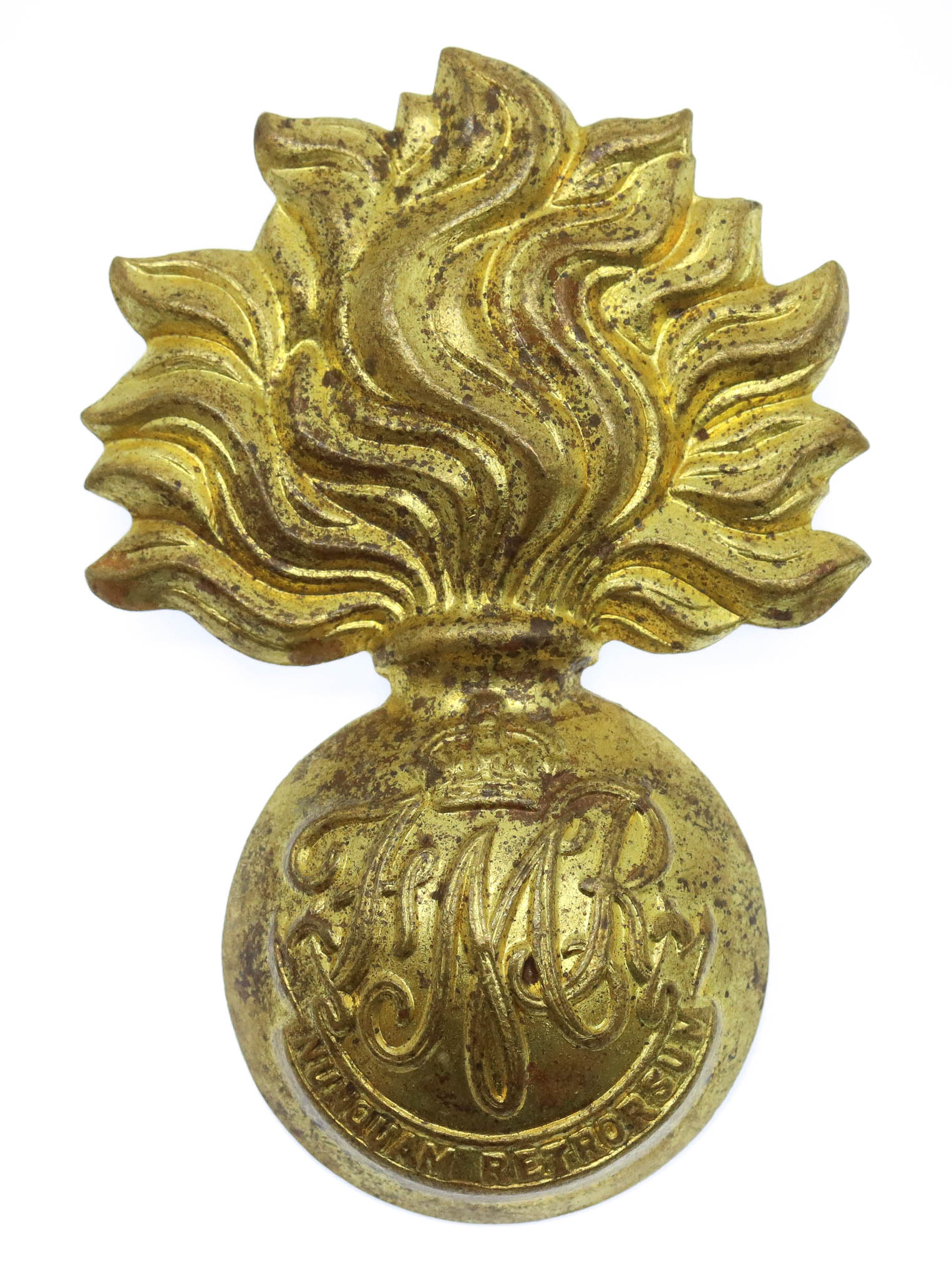 Canadian Les Fusiliers Mont Royal Cap Badge - King's Crown