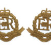 Pair of Royal Military Police (R.M.P.) Collar Badges - Queen's Crown