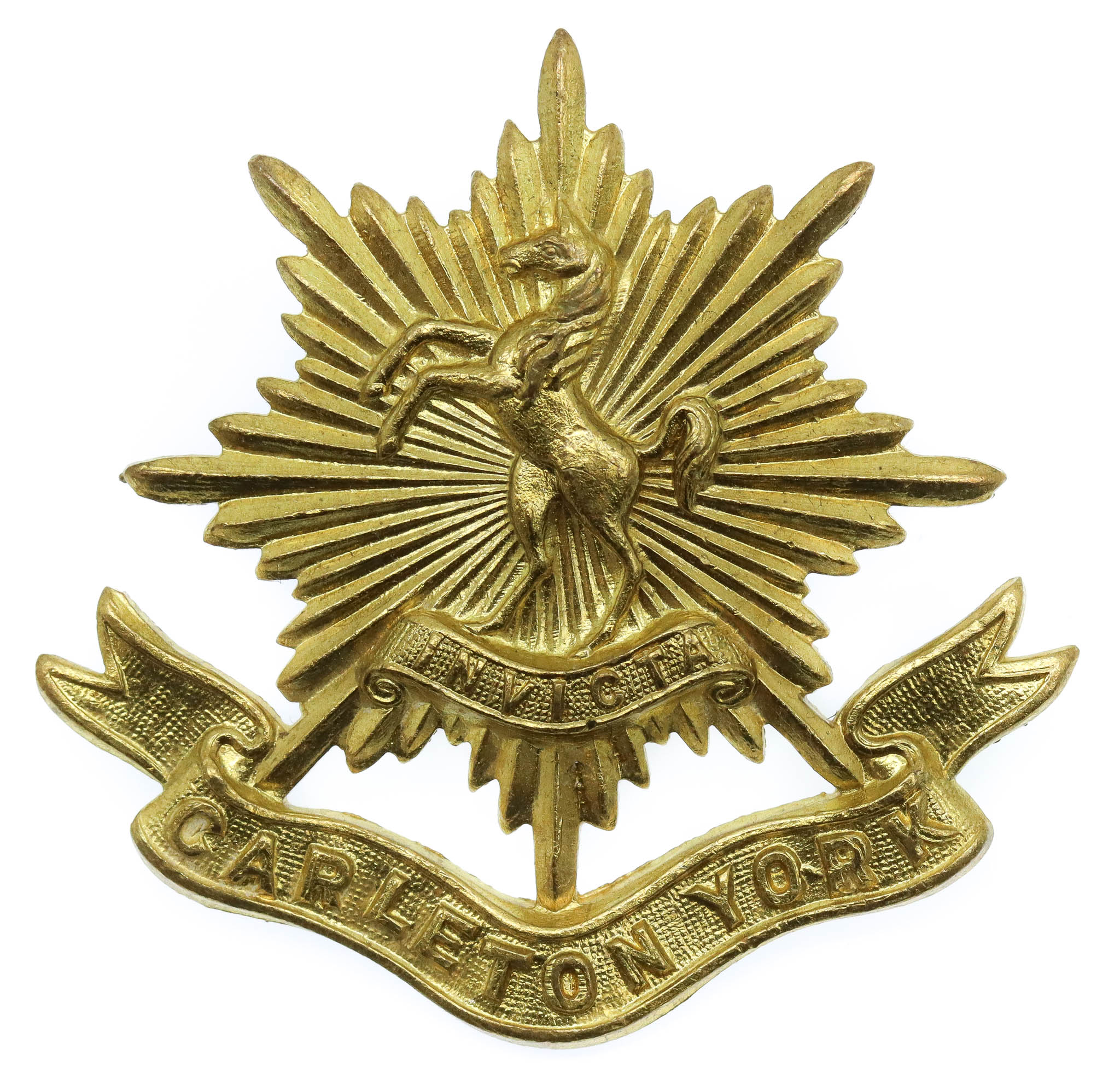 Canadian Carleton and York Regiment Cap Badge