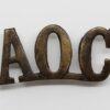 Army Ordnance Corps (A.O.C.) Shoulder Title