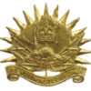 Canadian Westminster Regiment Cap Badge - Queen's Crown