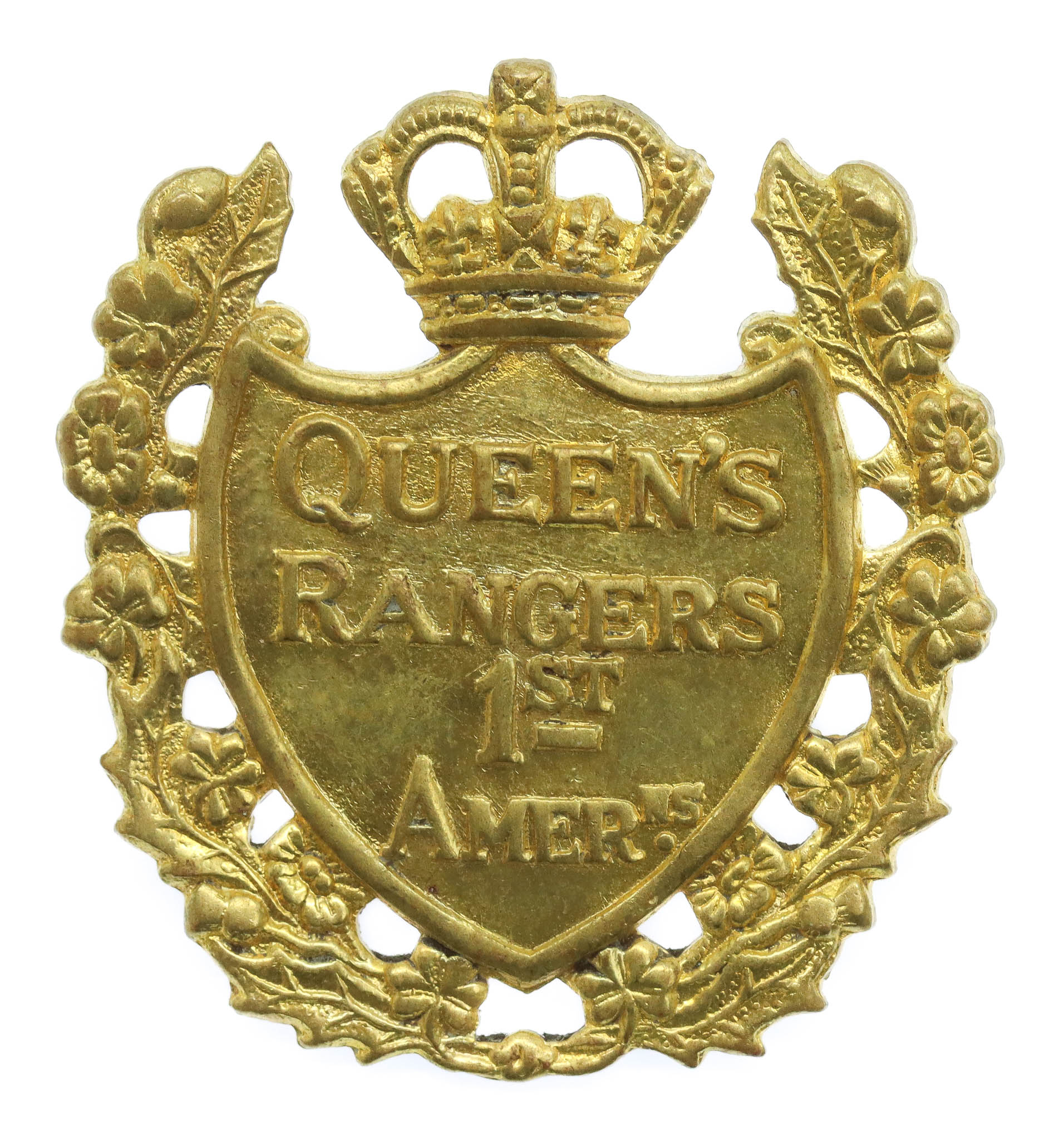 Canadian Queen's York Rangers (1st American Regiment) Cap Badge