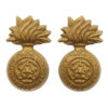 Pair of Victorian Royal Fusiliers Collar Badges