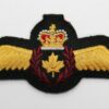 Royal Canadian Air Force (R.C.A.F.) Padded Pilots Wings - Queen's Crown