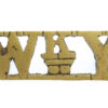 Warwickshire Yeomanry (WKY) Cast Shoulder Title