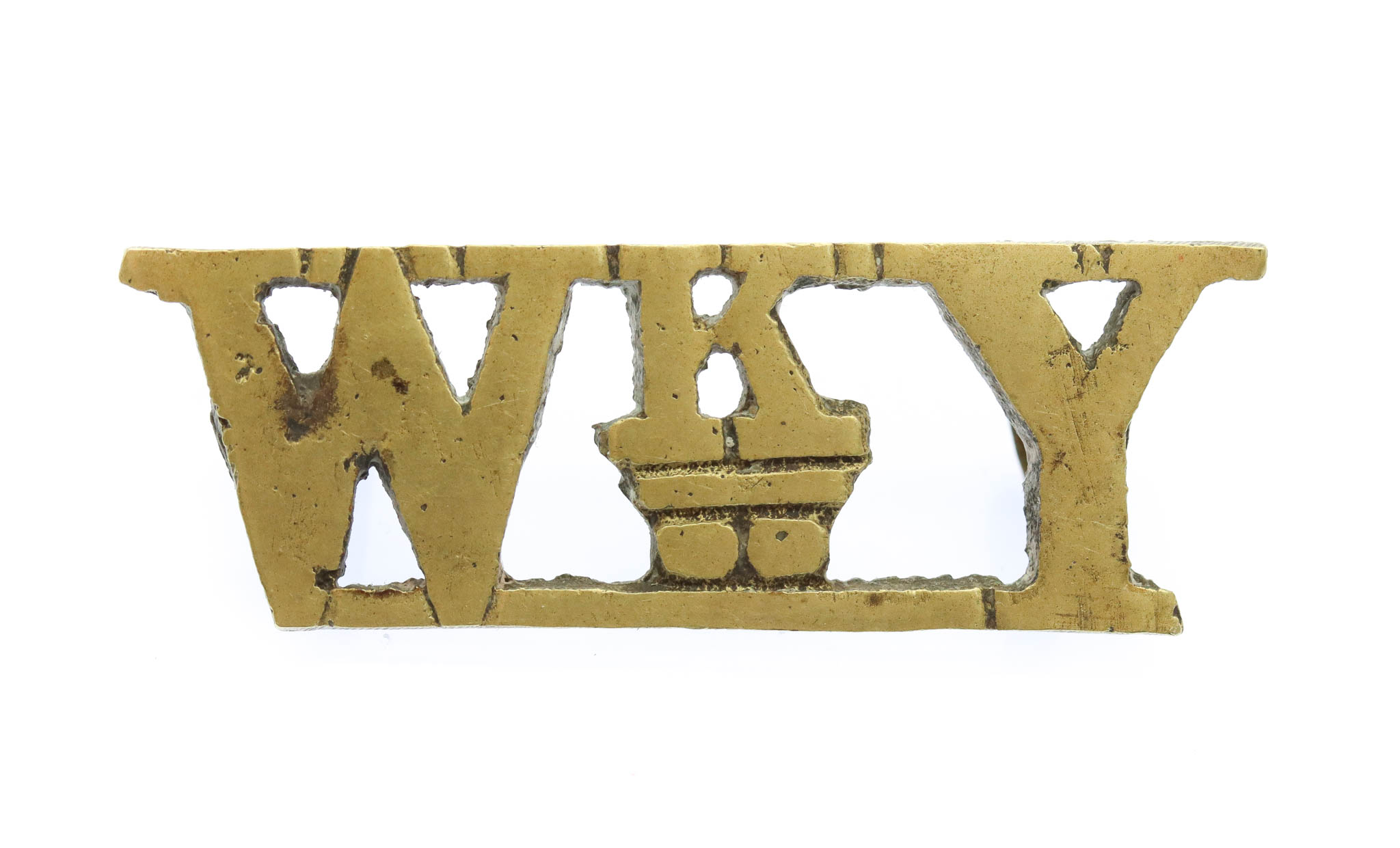Warwickshire Yeomanry (WKY) Cast Shoulder Title