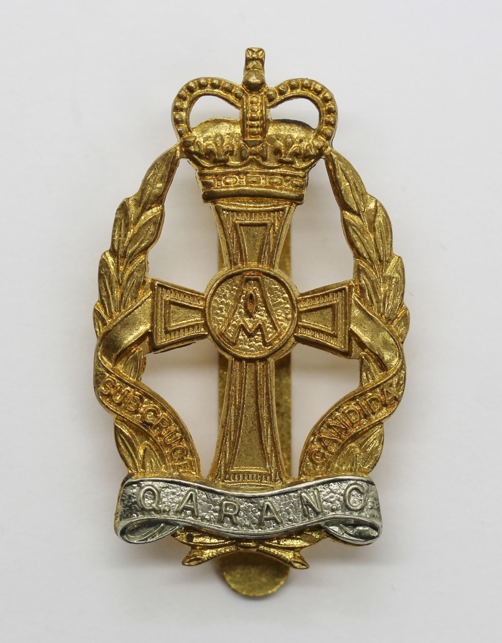 Queen Alexandra's Royal Army Nursing Corps (Q.A.R.A.N.C.) Cap Badge - Queen's Crown