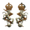Pair of Royal Electrical & Mechanical Engineers (R.E.M.E.) Collar Badges - King's Crown