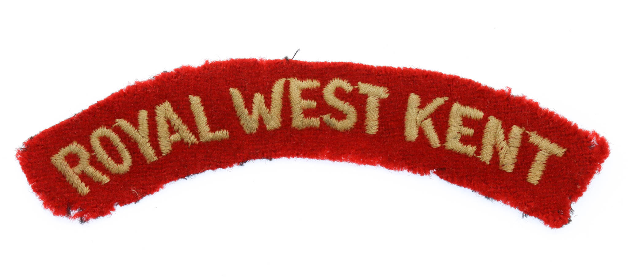 Royal West Kent Regiment (ROYAL WEST KENT) Cloth Shoulder Title